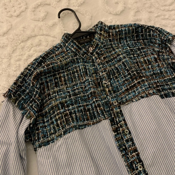 Zara Tops - Embellished Zara Oxford